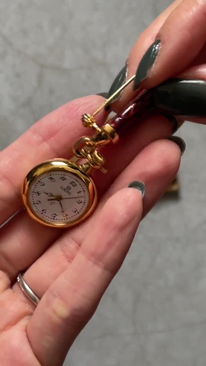 LOEWE Brooch Watch Vintage - Etsy